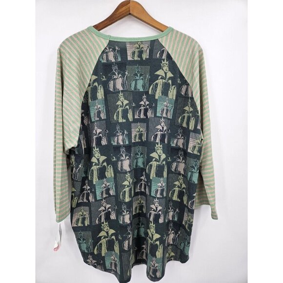 New Lularoe Disney Randy Raglan Tee Womens 3XL Snow Whites Evil Queen - Picture 6 of 6